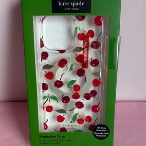 Kate Spade Cherry Design iPhone 16 Pro Max Case